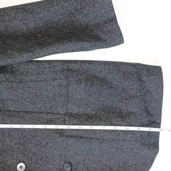 Eddie Bauer Gray Wool Blend Structured Blazer Women's Small oversized blazer - Picture 12 of 17